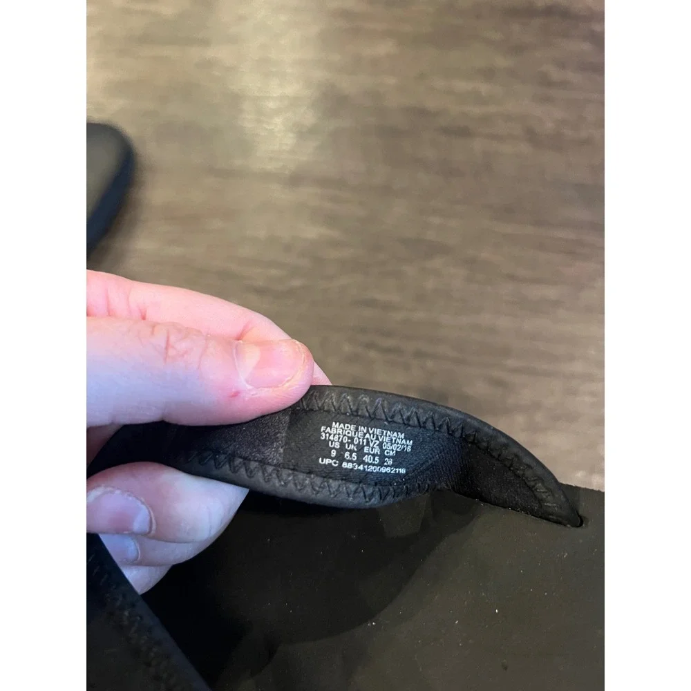 Nike Womens Flip Flop Sandals Comfort Thong Black Size 9